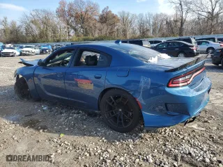2020 Dodge Charger Scat Pack with VIN 2C3CDXGJ9LH217933, listed as a Copart auction lot 81929234 with 94,790 mi miles and Clean Title. Bid and sale history available at carsss.com. Image 2.