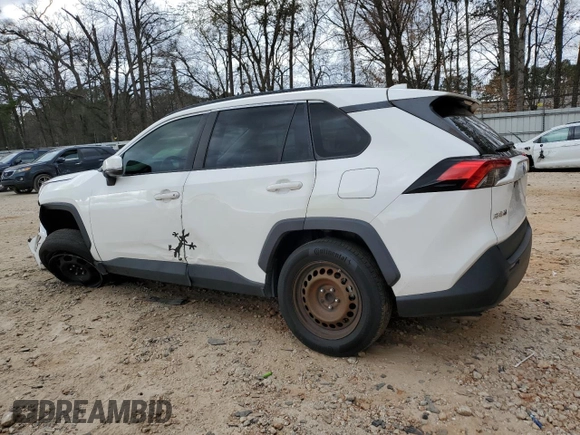 2019 Toyota RAV4 LE with VIN JTMK1RFV6KD018639, listed as a Copart auction lot 47793105 with 201,591 mi miles and Salvage Title. Bid and sale history available at carsss.com. Image 2.