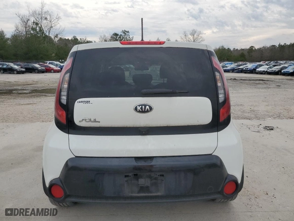 2016 Kia Soul + with VIN KNDJP3A53G7301441, listed as a Copart auction lot 43516305 with 89,089 mi miles and Salvage Title. Bid and sale history available at carsss.com. Image 6.