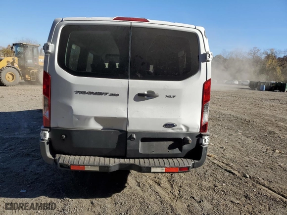 2017 Ford Transit Wagon XL with VIN 1FBZX2ZM7HKA23378, listed as a Copart auction lot 87117694 with 0 mi miles and Salvage Title. Bid and sale history available at carsss.com. Image 6.
