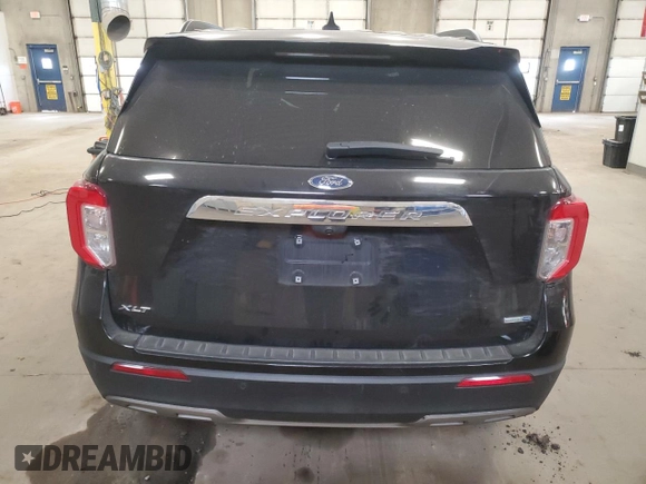 2020 Ford Explorer XLT with VIN 1FMSK8DH7LGC26593, listed as a Copart auction lot 49618145 with 191,010 mi miles and Salvage Title. Bid and sale history available at DreamBid. Image 6.