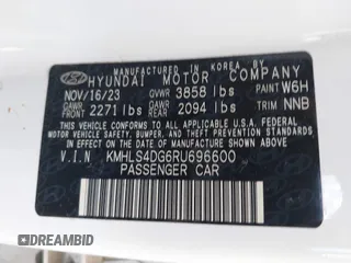 2024 Hyundai Elantra SEL with VIN KMHLS4DG6RU696600, listed as a IAAI auction lot 42421377 with 11,944 mi miles and . Bid and sale history available at DreamBid. Image 9.