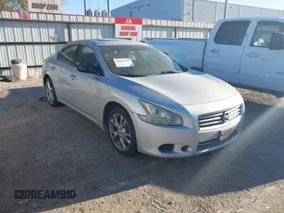 2013 Nissan Maxima SV with VIN 1N4AA5AP4DC807870, listed as a IAAI auction lot 41809194 with 129,034 mi miles and . Bid and sale history available at DreamBid. Image 1.
