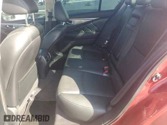 2015 Infiniti Q50 with VIN JN1BV7AP7FM340331, listed as a Copart auction lot 71218624 with 90,675 mi miles and Salvage title. Bid and sale history available at DreamBid. Image 10.
