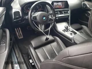 2020 BMW 8 Series 840i with VIN WBAAE4C09LCD32627, listed as a Copart auction lot 64941444 with 28,938 mi miles and Salvage Title. Bid and sale history available at carsss.com. Image 8.