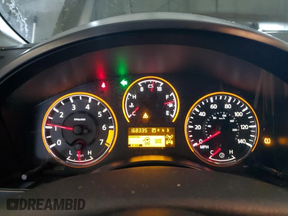 2011 Nissan Titan Pro-4X with VIN 1N6AA0EC5BN307980, listed as a Copart auction lot 42000295 with 168,335 mi miles and Salvage title. Bid and sale history available at DreamBid. Image 9.