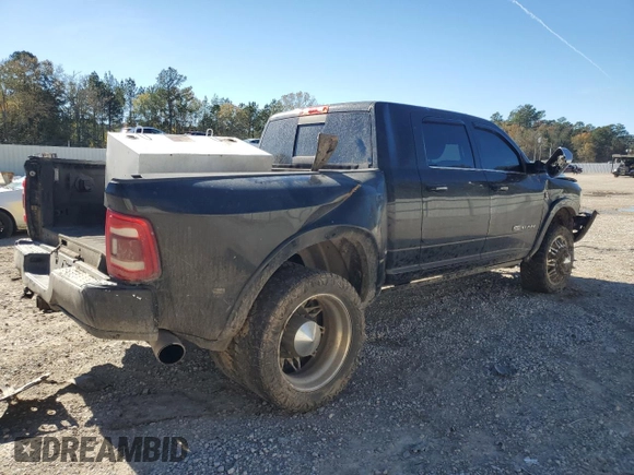 2019 Ram 3500 Longhorn with VIN 3C63RRNL7KG536797, listed as a Copart auction lot 83592624 with 0 mi miles and Non Repairable. Bid and sale history available at carsss.com. Image 3.