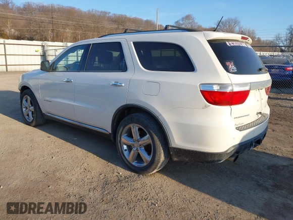 2012 Dodge Durango Citadel with VIN 1C4SDHET3CC121753, listed as a IAAI auction lot 41775187 with 198,041 mi miles and . Bid and sale history available at DreamBid. Image 3.