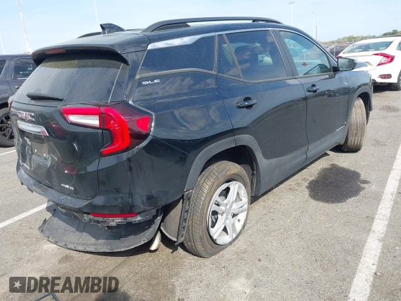 2024 GMC Terrain SLE z VIN 3GKALTEG9RL114196, wystawiony jako IAAI lot #42116149 z przebiegiem 17 048 mil mil oraz . Historia ofert i sprzedaży dostępna na DreamBid. Obrazek 4.