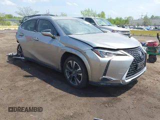 2022 Lexus UX 250h z VIN JTHP9JBHXN2054896, wystawiony jako IAAI lot #42152570 z przebiegiem 35 546 mil mil oraz . Historia ofert i sprzedaży dostępna na DreamBid. Obrazek 1.
