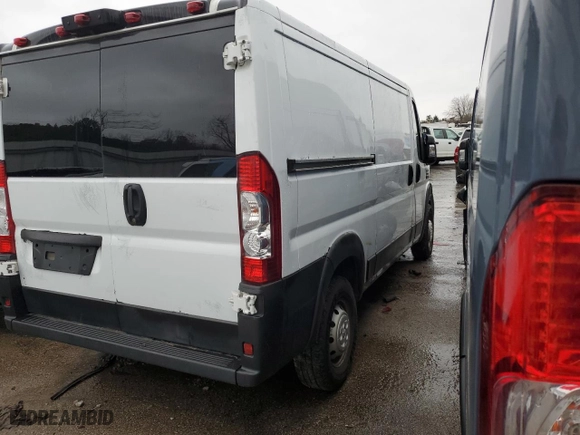 2021 Ram ProMaster Cargo Van with VIN 3C6LRVAG9ME530029, listed as a Copart auction lot 83426964 with 0 mi miles and Non Repairable. Bid and sale history available at carsss.com. Image 3.