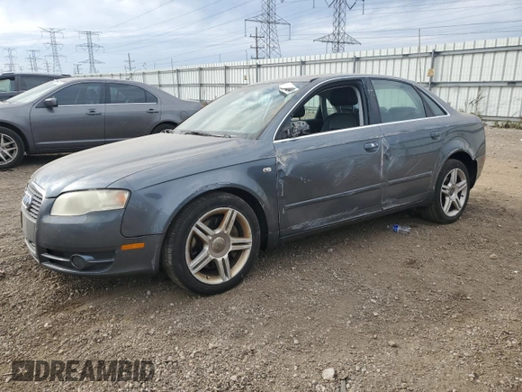 2006 Audi A4 2.0T z VIN WAUDF78E86A218115, wystawiony jako Copart lot #76328404 z przebiegiem 179 123 mil mil oraz Szkoda całkowita • Salvage title. Historia ofert i sprzedaży dostępna na DreamBid. Obrazek 1.