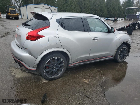 2014 Nissan Juke NISMO RS with VIN JN8DF5MV0ET150123, listed as a Copart auction lot 46892165 with 70,224 mi miles and Salvage Title. Bid and sale history available at carsss.com. Image 3.
