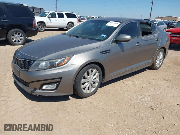 2015 Kia Optima LX with VIN 5XXGM4A76FG451222, listed as a IAAI auction lot 42640308 with 138,136 mi miles and . Bid and sale history available at DreamBid. Image 2.