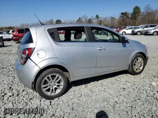 2013 Chevrolet Sonic LT with VIN 1G1JC6SH2D4210219, listed as a Copart auction lot 45314495 with 127,217 mi miles and Salvage Title. Bid and sale history available at carsss.com. Image 3.