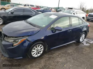2021 Toyota Corolla LE with VIN JTDVPMAE2MJ155121, listed as a IAAI auction lot 41683464 with 205,384 mi miles. Bid and sale history available at carsss.com. Image 15.