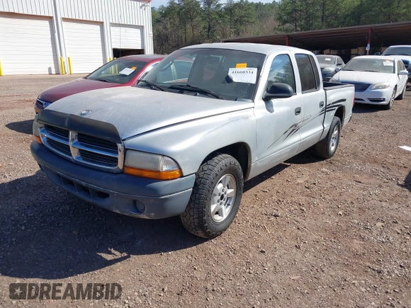 2001 Dodge Dakota Sport with VIN 1B7GL2AX91S123461, listed as a IAAI auction lot 41660334 with 1 mi miles. Bid and sale history available at carsss.com. Image 2.