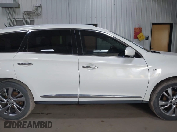 2014 Infiniti QX60 with VIN 5N1AL0MN7EC555322, listed as a IAAI auction lot 42070903 with 125,723 mi miles and . Bid and sale history available at DreamBid. Image 13.