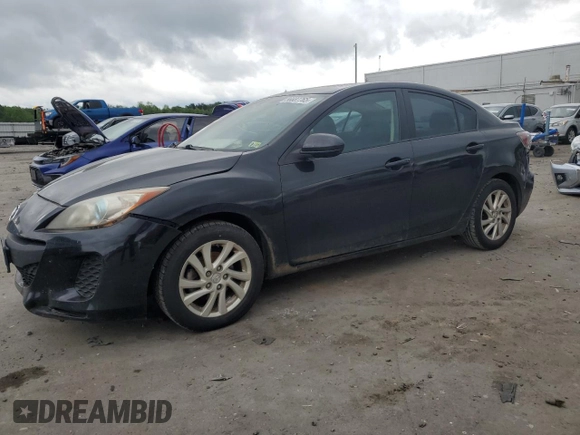 2012 Mazda 3 i Grand Touring z VIN JM1BL1W87C1544433, wystawiony jako Copart lot #58722455 z przebiegiem 184 089 mil mil oraz Szkoda całkowita • Salvage title. Historia ofert i sprzedaży dostępna na DreamBid. Obrazek 1.