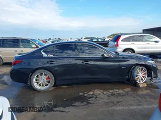 2018 Infiniti Q50 RED SPORT 400 with VIN JN1FV7AP4JM460548, listed as a IAAI auction lot 41600526 with 84,055 mi miles. Bid and sale history available at carsss.com. Image 13.