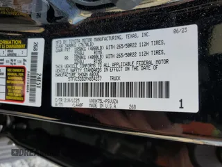2023 Toyota Tundra Capstone Hybrid with VIN 5TFVC5DB2PX034237, listed as a Copart auction lot 85544274 with 35,236 mi miles and Salvage title. Bid and sale history available at DreamBid. Image 13.