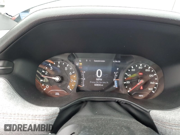 2023 Jeep Compass Latitude Lux с VIN 3C4NJDFN6PT504143, выставлен на аукционе Copart как лот 55093255 с пробегом 60 834 миль миль и Списание • Salvage title. История ставок и продаж доступна на DreamBid. Изображение 9.