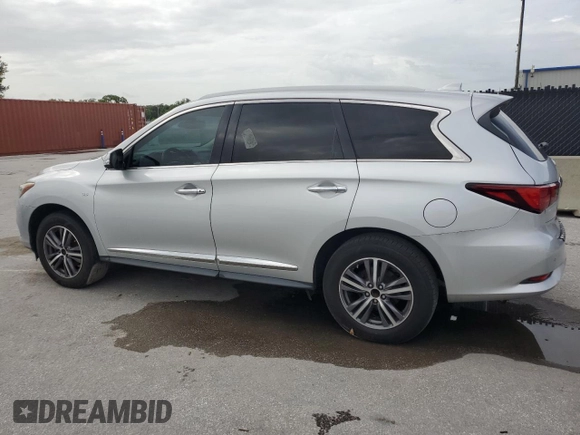 2019 Infiniti QX60 Pure with VIN 5N1DL0MN4KC502411, listed as a Copart auction lot 62968725 with 112,134 mi miles and Clean title. Bid and sale history available at DreamBid. Image 2.