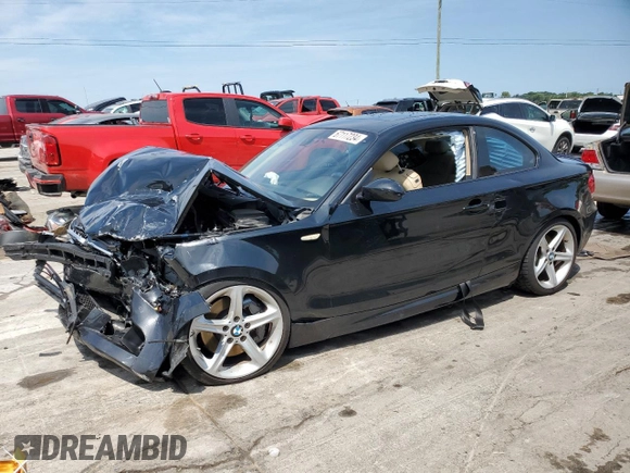 2009 BMW 1 Series 135i with VIN WBAUC735X9VK80113, listed as a Copart auction lot 62851215 with Not provided miles and Salvage title. Bid and sale history available at DreamBid. Image 1.