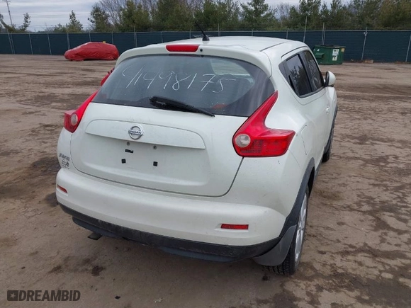 2011 Nissan Juke SL with VIN JN8AF5MR1BT017436, listed as a IAAI auction lot 41498175 with 183,176 mi miles. Bid and sale history available at carsss.com. Image 4.
