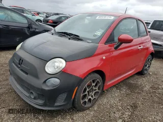 2013 FIAT 500 Turbo with VIN 3C3CFFHH9DT560167, listed as a Copart auction lot 80938124 with 95,333 mi miles and Clean Title. Bid and sale history available at carsss.com. Image 1.