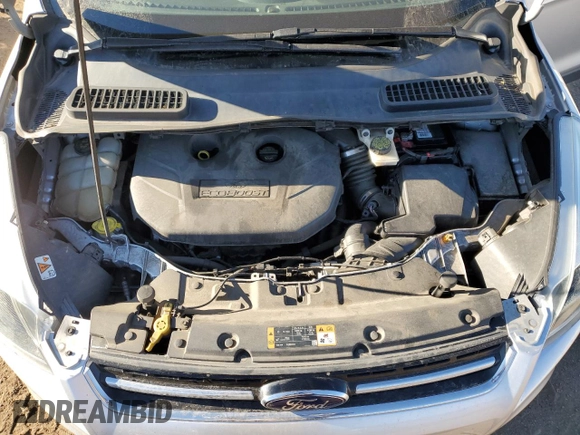2014 Ford Escape Titanium with VIN 1FMCU9J9XEUB10861, listed as a Copart auction lot 50766115 with 134,469 mi miles and Salvage Title. Bid and sale history available at DreamBid. Image 12.
