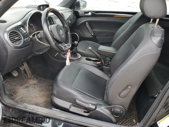 2013 Volkswagen Beetle with VIN 3VW867AT3DM813299, listed as a Copart auction lot 48346325 with 72,611 mi miles and Salvage Title. Bid and sale history available at DreamBid. Image 7.