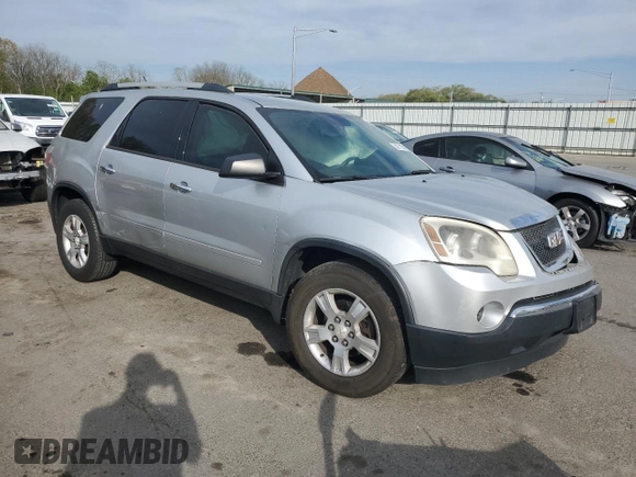 2011 GMC Acadia SL with VIN 1GKKRNED8BJ396283, listed as a Copart auction lot 53971105 with 293,451 mi miles and Salvage Title. Bid and sale history available at carsss.com. Image 4.