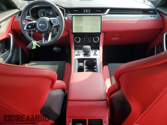 2023 Jaguar F-Pace SVR with VIN SADCZ2EE4PA708358, listed as a Copart auction lot 72276874 with 17,889 mi miles and Salvage Title. Bid and sale history available at DreamBid. Image 8.
