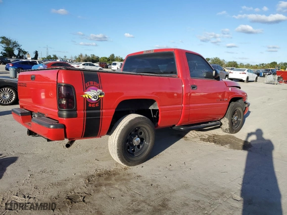 1994 Dodge Ram 1500 with VIN 1B7HC16Y1RS681736, listed as a Copart auction lot 76543934 with 51,900 mi miles and Salvage Title. Bid and sale history available at carsss.com. Image 3.