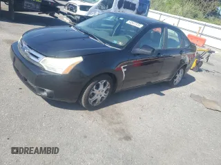 2008 Ford Focus SE with VIN 1FAHP35N38W288938, listed as a Copart auction lot 54847375 with 205,580 mi miles and Salvage Title. Bid and sale history available at DreamBid. Image 1.