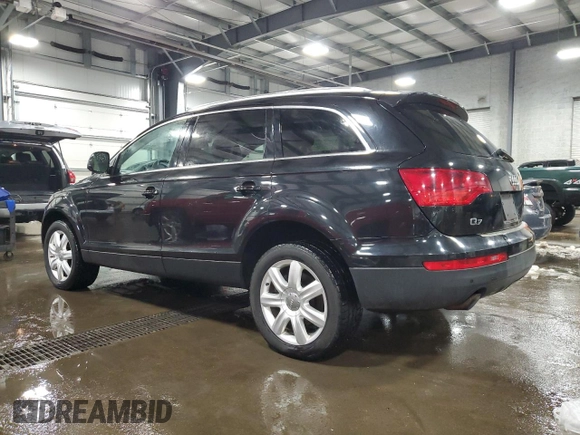 2008 Audi Q7 Premium with VIN WA1BY74L08D018785, listed as a Copart auction lot 47551055 with 136,130 mi miles and Salvage title. Bid and sale history available at DreamBid. Image 2.