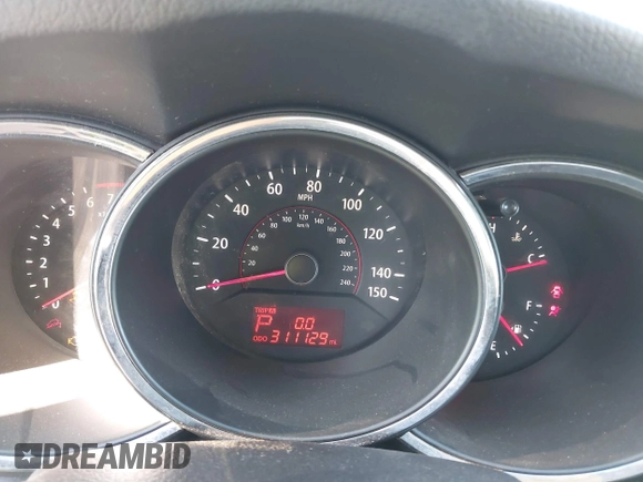 2011 Kia Sorento LX with VIN 5XYKT4A16BG132997, listed as a IAAI auction lot 41506685 with 311,129 mi miles. Bid and sale history available at carsss.com. Image 7.
