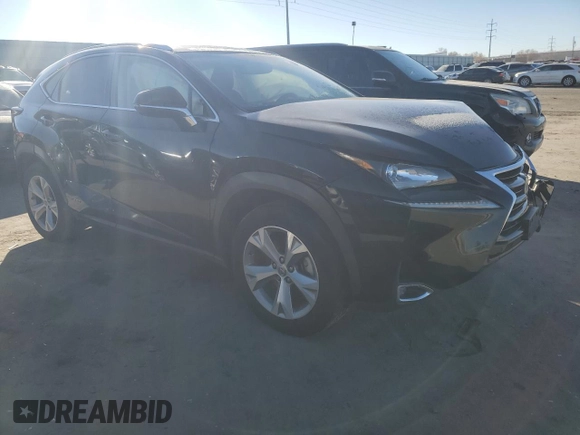 2017 Lexus NX 300h with VIN JTJBJRBZ0H2050903, listed as a Copart auction lot 43366305 with 55,965 mi miles and Salvage Title. Bid and sale history available at DreamBid. Image 4.