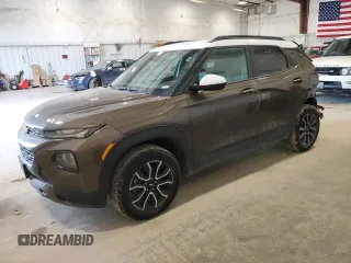 2022 Chevrolet TrailBlazer ACTIV with VIN KL79MSSL4NB026592, listed as a Copart auction lot 43801785 with 28,558 mi miles and Salvage Title. Bid and sale history available at carsss.com. Image 1.