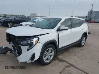2021 GMC Terrain SLE with VIN 3GKALMEV1ML349365, listed as a IAAI auction lot 41565424 with 23,223 mi miles and . Bid and sale history available at carsss.com. Image 2.