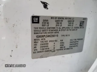2017 GMC Acadia Denali z VIN 1GKKNPLS4HZ266116, wystawiony jako Copart lot #56353855 z przebiegiem Nie podano mil oraz Szkoda całkowita • Salvage title. Historia ofert i sprzedaży dostępna na DreamBid. Obrazek 13.