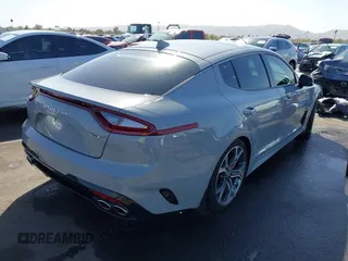 2020 Kia Stinger GT2 with VIN KNAE55LC8L6083914, listed as a IAAI auction lot 41720296 with 51,011 mi miles. Bid and sale history available at carsss.com. Image 4.