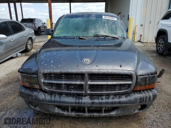 2001 Dodge Dakota with VIN 1B7FL26X21S343416, listed as a Copart auction lot 48143584 with 0 mi miles and Non Repairable. Bid and sale history available at carsss.com. Image 5.