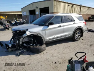 2023 Ford Explorer Limited with VIN 1FMSK8FH5PGB28987, listed as a Copart auction lot 76655474 with 10,996 mi miles and Salvage Title. Bid and sale history available at carsss.com. Image 1.