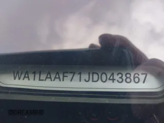 2018 Audi Q7 Premium Plus z VIN WA1LAAF71JD043867, wystawiony jako IAAI lot #42100789 z przebiegiem 146 796 mil mil oraz . Historia ofert i sprzedaży dostępna na DreamBid. Obrazek 9.