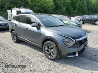 2023 Kia Sportage SX-Prestige with VIN KNDPXCAG9P7044605, listed as a Copart auction lot 56915705 with 43,294 mi miles and Salvage title. Bid and sale history available at DreamBid. Image 4.