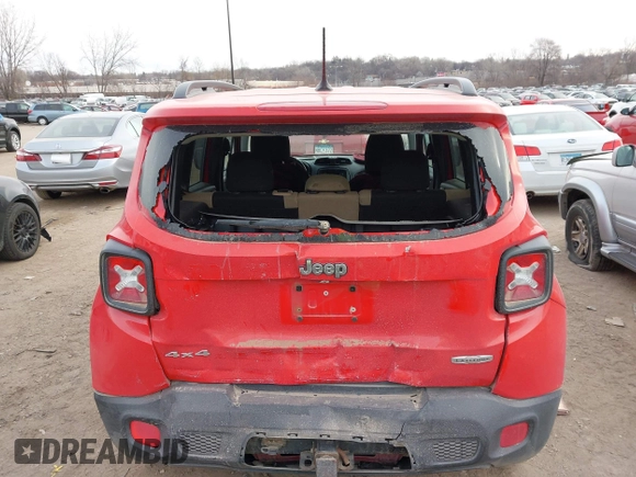 2015 Jeep Renegade Latitude with VIN ZACCJBBTXFPB79986, listed as a IAAI auction lot 41258911 with 108,104 mi miles and . Bid and sale history available at carsss.com. Image 6.