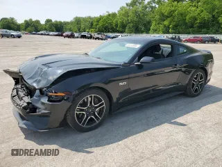 2020 Ford Mustang GT with VIN 1FA6P8CF9L5132823, listed as a Copart auction lot 59410595 with 101,864 mi miles and Salvage title. Bid and sale history available at DreamBid. Image 1.