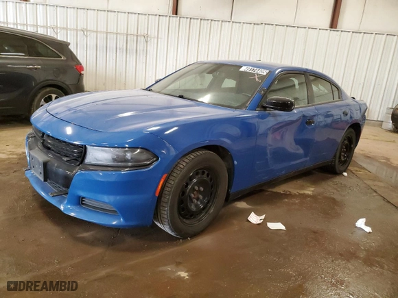 2020 Dodge Charger Police with VIN 2C3CDXKT8LH186814, listed as a Copart auction lot 49174405 with 84,717 mi miles and Salvage Title. Bid and sale history available at carsss.com. Image 1.